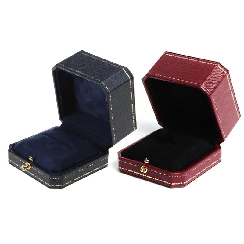 Caja de Anillo de Lujo con Diseño Vintage, Accesorio Perfecto para Compromiso, Regalos de San Valentín y Boda, Nuevo 2024