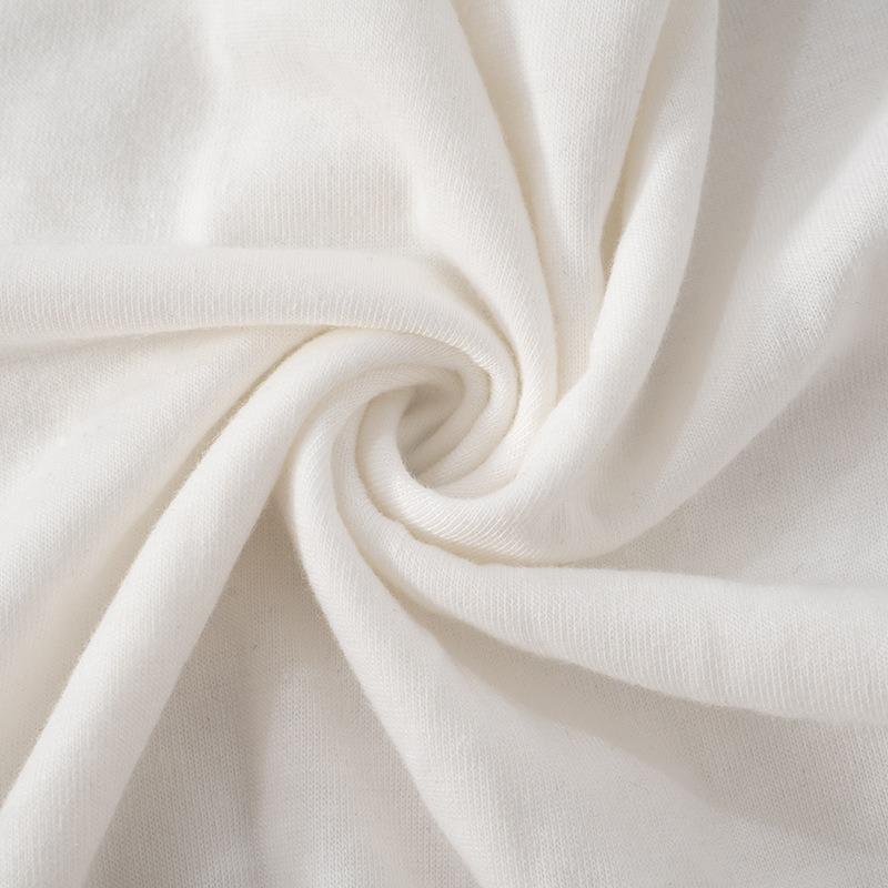 Damen Frühling und Sommer Neue Persönlichkeit Unregelmäßig Gestrickt Schlanke Damen T-Shirt Im Inneren Der Langen Ärmeln Bottoming Shirt