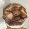1pc Cow Flower Pattern Umbrella Design Automatic Opening and Closing Umbrella, High-quality Travel Umbrella,  c1128129