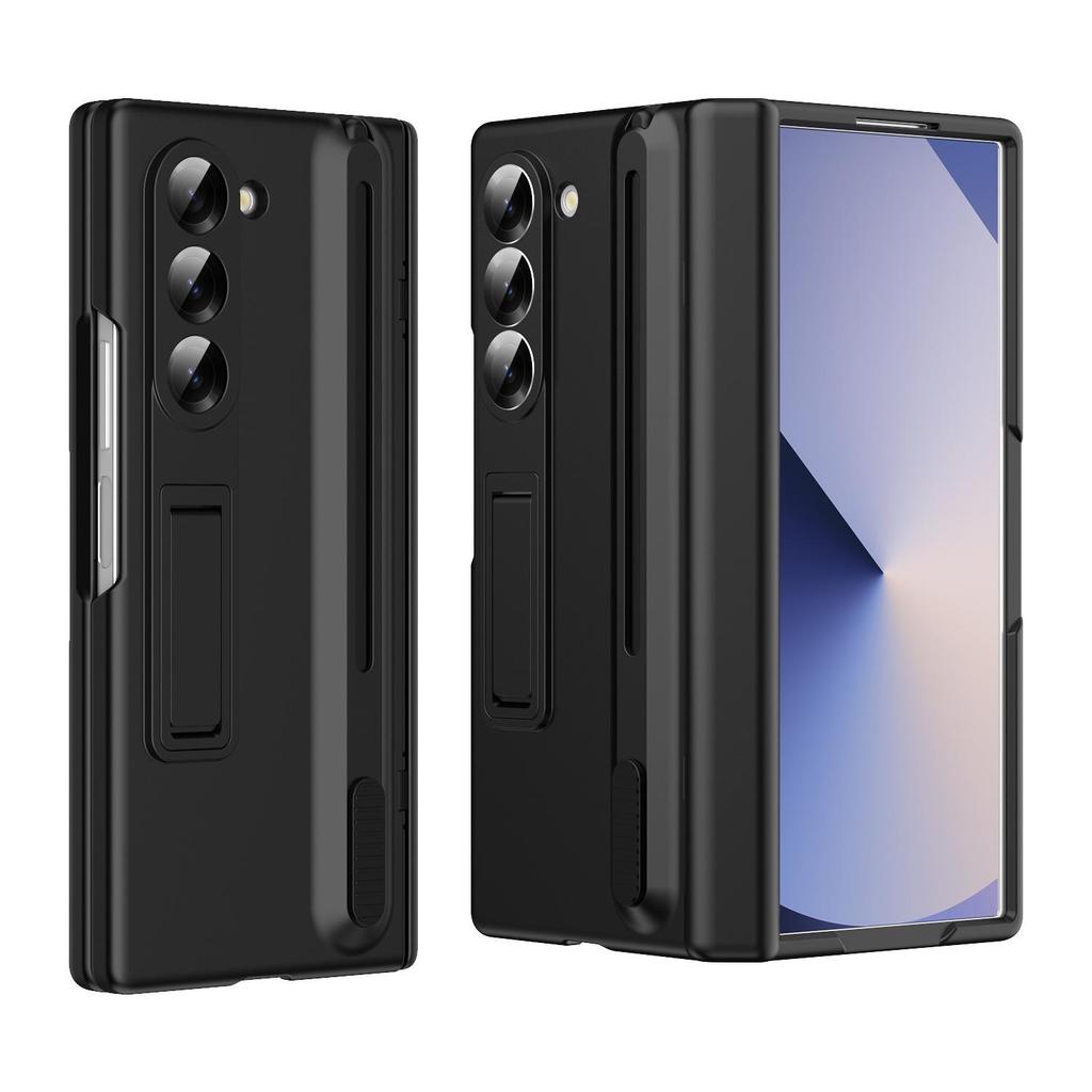 Samsung Z Fold 7/6/5/4 Full Coverage Case with Bracket & Retractable S Pen Slot