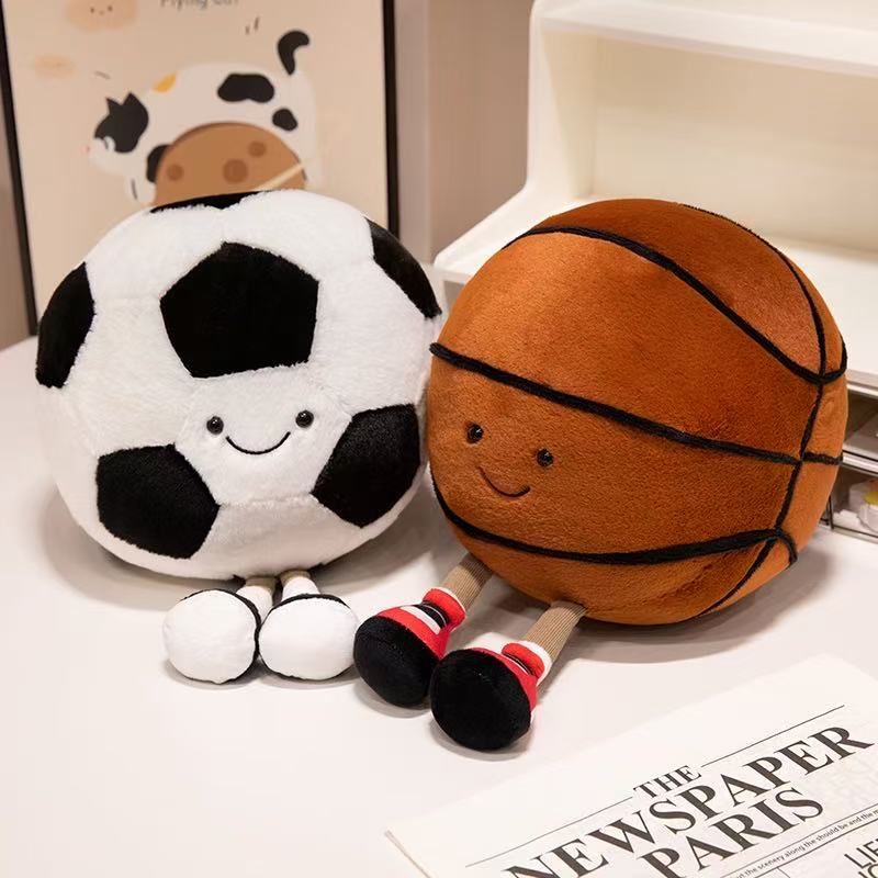 25cm Ultima Bambola da Basket e Calcio Giocattolo di Peluche Imbottito di Simulazione Cartone Animato Anime Bambola Carina Regalo per ragazzi e ragazze per Divertimento Bambola