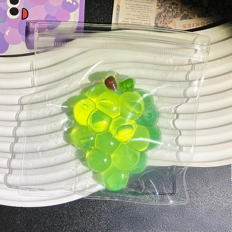 Squishy Fruit Grapes Sensory Fidget Toys Stress Relief Squeeze Toy Hand Toy Anti-Anxiety Fruit Slow Rising Squeeze Toys Sensory