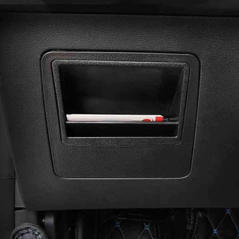 Black Car Front Dashboard Fuse Cover Storage Box Bin Card Coin Case Trim Plastic Fit for Hyundai Elantra 2017 2018 2019 2020