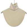 Women's High Elastic Velvet Turtleneck Dickey - Warm Layered Collar for Autumn/Winter