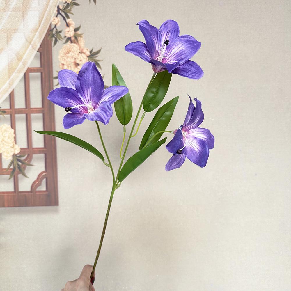 Chime Hydrangea Wind Lily Artificial Flower Wedding Party Home Gift Decoration