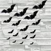 Halloween Wall Sticker Eye-catching Mystery Bat Sticker Trend Creative Holiday Decorations Scene Layout Stickers Festive Unique