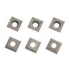 Deset kusů karbidových vložek fréz pro přesné soustružení dřeva Rozměry 15X15X2 5MM s ostřím
