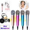 Portable Stereo Audio Condenser Mini Microphone Karaoke 3.5mm Wired