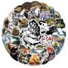 1050Pcs Personalized Cool Fishing Cartoon Creative Stickers Waterproof Decorative Skateboard Motorcycle Helmet Graffiti Decal