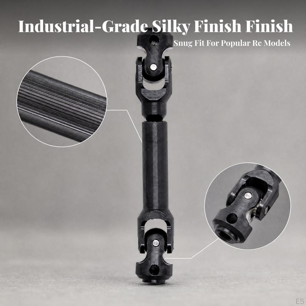 Metal RC Crawler Driveshaft Drive Shaft High Strength for Drivetrain Repairs, Trail Rigs