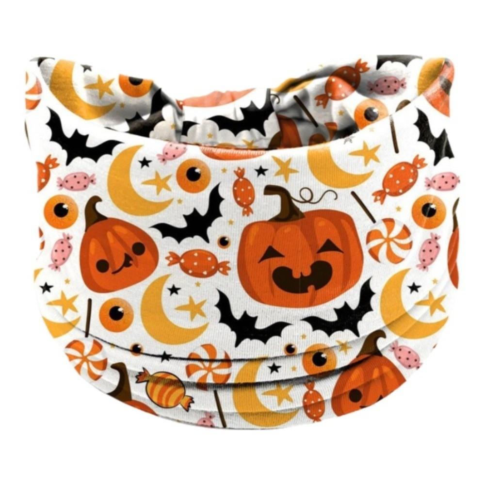 

Повязки на голову на Хэллоуин с принтом черепа, тыквенная повязка для йоги, модный женский головной убор, аксессуары для волос J