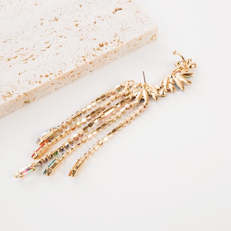 Personlig enkel örhänge Örhängen Legering Kristall långa tofs örhängen Super Fairy Earclip för kvinnor