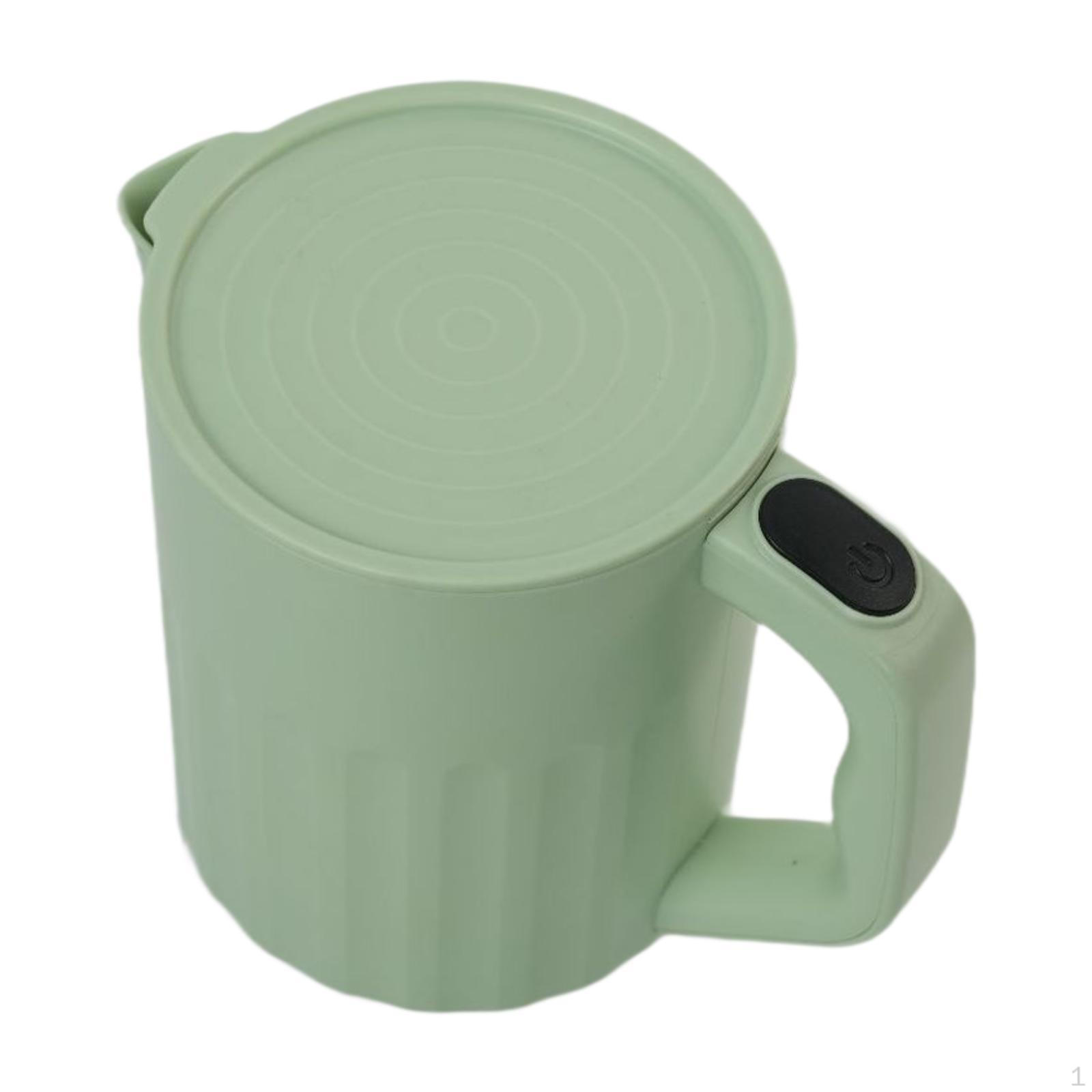 

Электрический венчик для яиц Мойка для риса Ручной миксер Большая вместимость Многофункциональный кухонный инструмент Мерный стакан зелёный