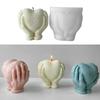 Holding Heart Candle Silicone Mold Cake Chocolate Fondant Mould DIY Epoxy Resin Mould Jewelry Making Home Decorations