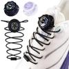 120CM No Tie Shoelaces Rotating Button Lock Design for Men Women Outdoor Sports Shoes Durable Shoe Accessories Shoe Laces