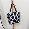 New Canvas Printed Women's Bag Fashionable Versatile Shopping Handbag Tote Bag Large-capacity Student Class Shoulder Bag