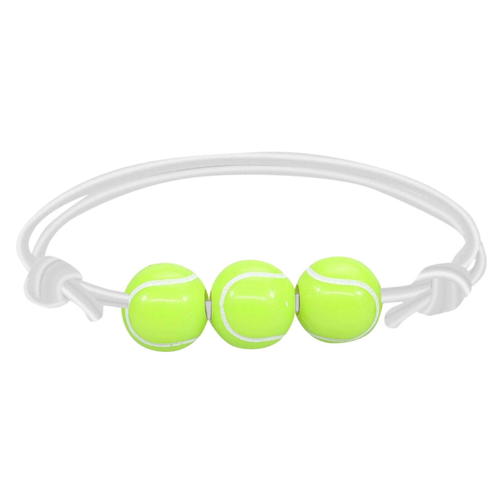 

Баскетбольный бейсбольный браслет с восковой линией, теннисный браслет для регби, спортивные украшения для мальчиков и девочек E