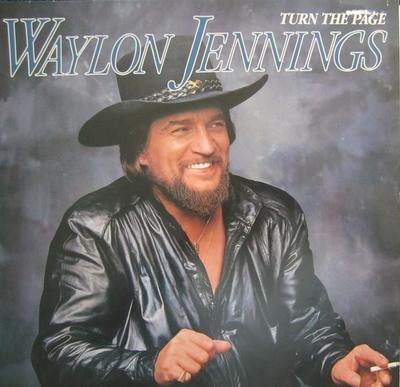 LP Record WAYLON JENNINGS - Turn The Page PL85428 RCA 1985 Europe Country/Folk Used
