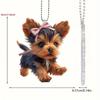 Fun Acrylic Cartoon Keychain For Car Accessories Eyecatching Hanging Ornament