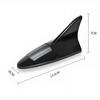 Solar LED Car Caution Emergency Warning Light Flashing Car Shark Fin Lamp Anti Rear End Collision Warning Safety Auto Tail Lamp