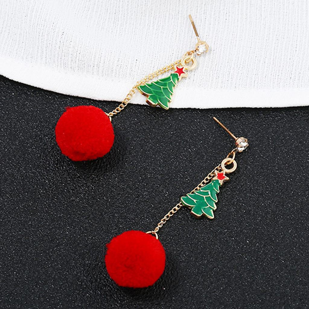 Drop Dangle Lovely Christmas Themed Earrings Festival Holiday Jewelry Decorations Kids Girls