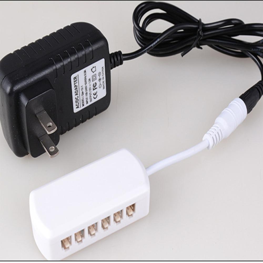 4/6/12ports 4/6/12Ports Hub Splitter Distributer Connector LED Cabinet Light Adapter Junction Box
