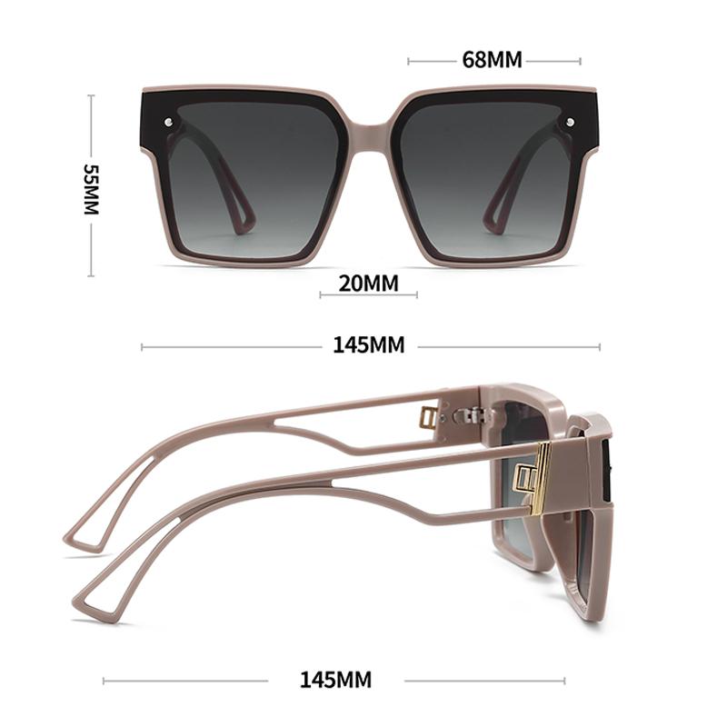Xiaomi Sunglasses For Women Summer Uv Sunglasses 2025 Large Frame New Fashionable Round Face Internet Celebrity Glasses 715