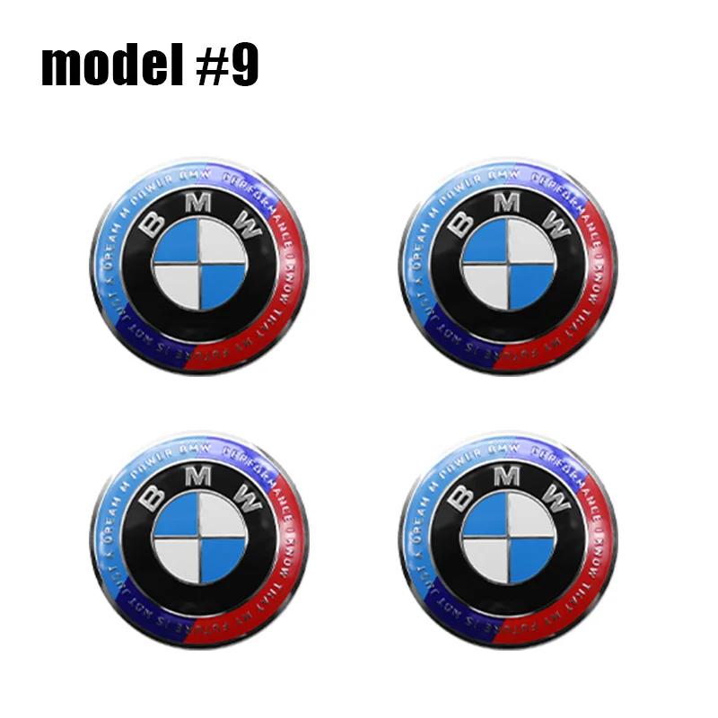 

For BMW 4Pc 56mm 60mm 65mm Car Styling Wheel Center Hub Caps Stickers Badge For BMW M E90 E91 E92 E93 E60 E61 F10 F07 Emblem Acc 60mm Sticker
