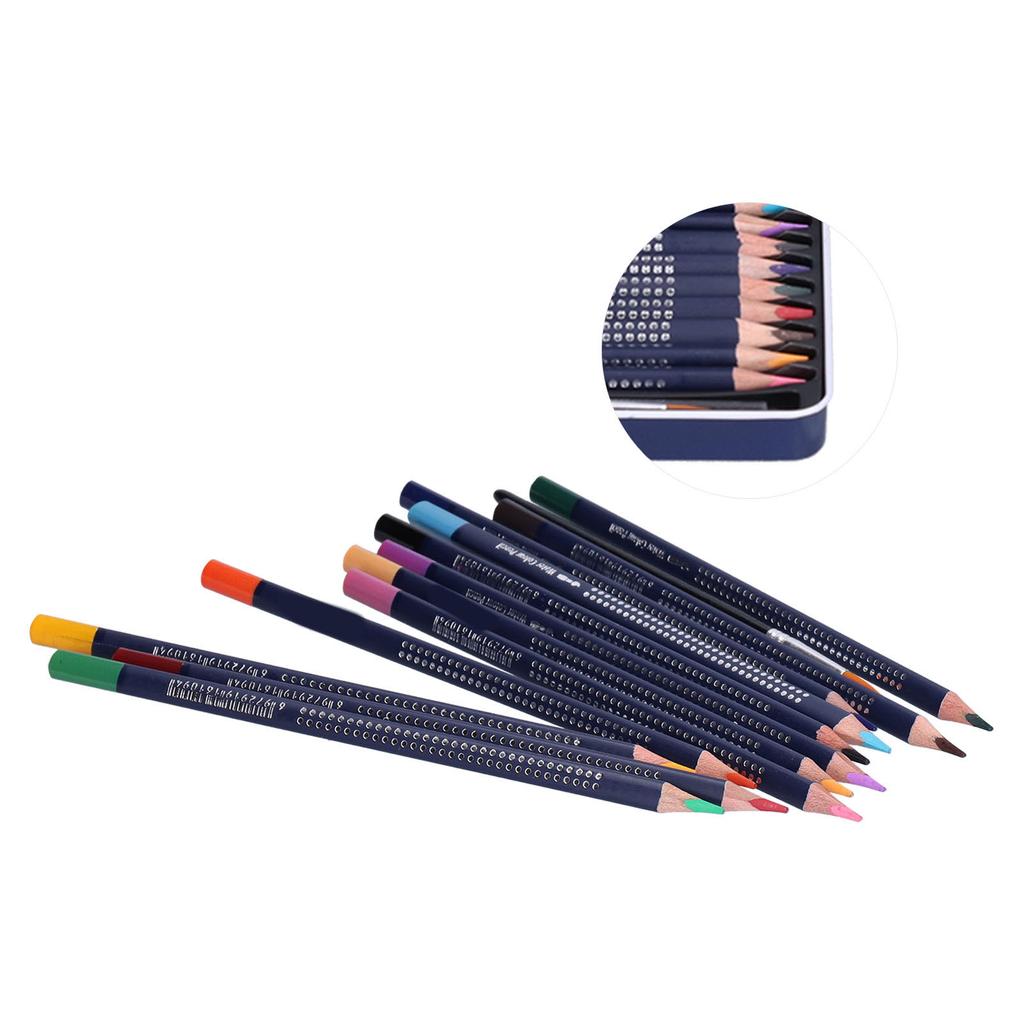 Water Solubility Watercolor Pencils Children Painting Water Color Wooden Pencil Set
