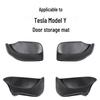 Grid Model Y Door Storage Anti-Slip Mat & Leather Interior Protection Accessories