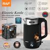 RAF Stainless Steel Electric Kettle - European Standard, Integrated Design with Heat and Health Preservation Features