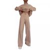 2025 Spring/Summer European & American Women's Knit Lace-Up Fashion Casual Two-Piece Suit