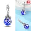 Charm Bead Charms Authentic Blue Star Shape Moon Sun Wishing Bottle Luminous Pendant Bead Charms Compatible With copper Bracelets Women Jewellery Maki