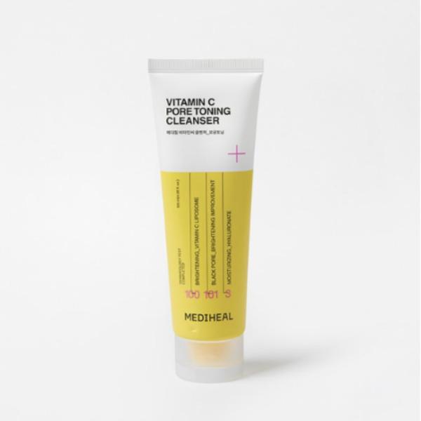 MEDIHEAL Vitamin C Pore Toning Cleansing Foam Brightening & Pore Care 120ml
