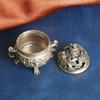 Vintage Brass Xianglong Desktop Ornament Relief Dragon Pattern Double Ears Four Legs Sandalwood Incense Burner Ol