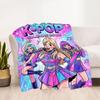 1pc K-pop Glow Blanket Comfortable Soft Lightweight Multi Purpose Blanket for Travel Camping Picnics Sofa Office Bedroom Perfect Gift for Friends