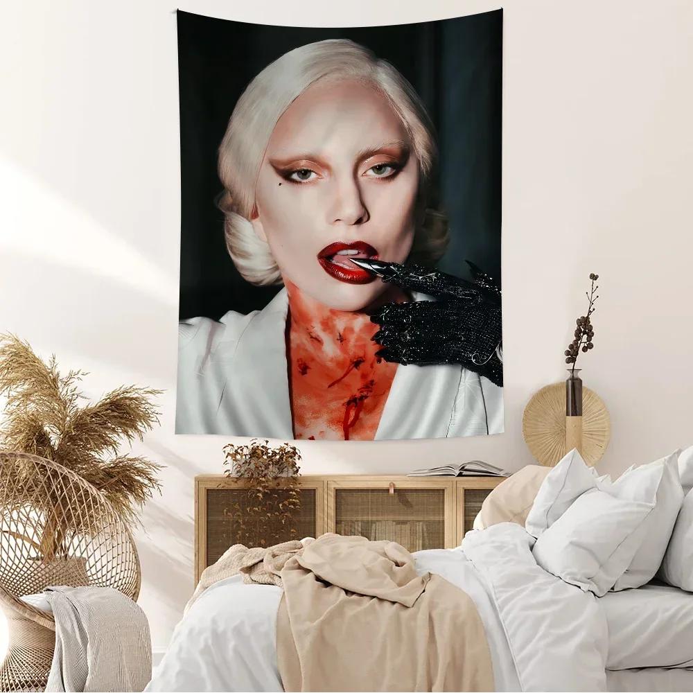 Lady Gaga Sängerin Hängendes Böhmisches Wandteppich Günstig Hippie Wandbehang Böhmische Wandteppiche Mandala Wandbehang Heimdekoration