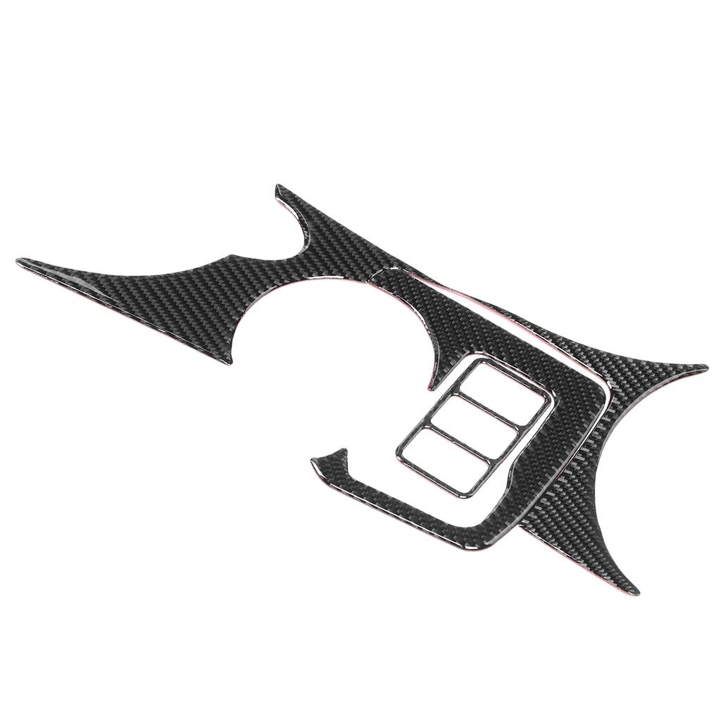 3 st/set Konsol Mugghållare Kolfiberöverdrag Dekorativ Panel Klistermärke Passar till Nissan 370Z Z34