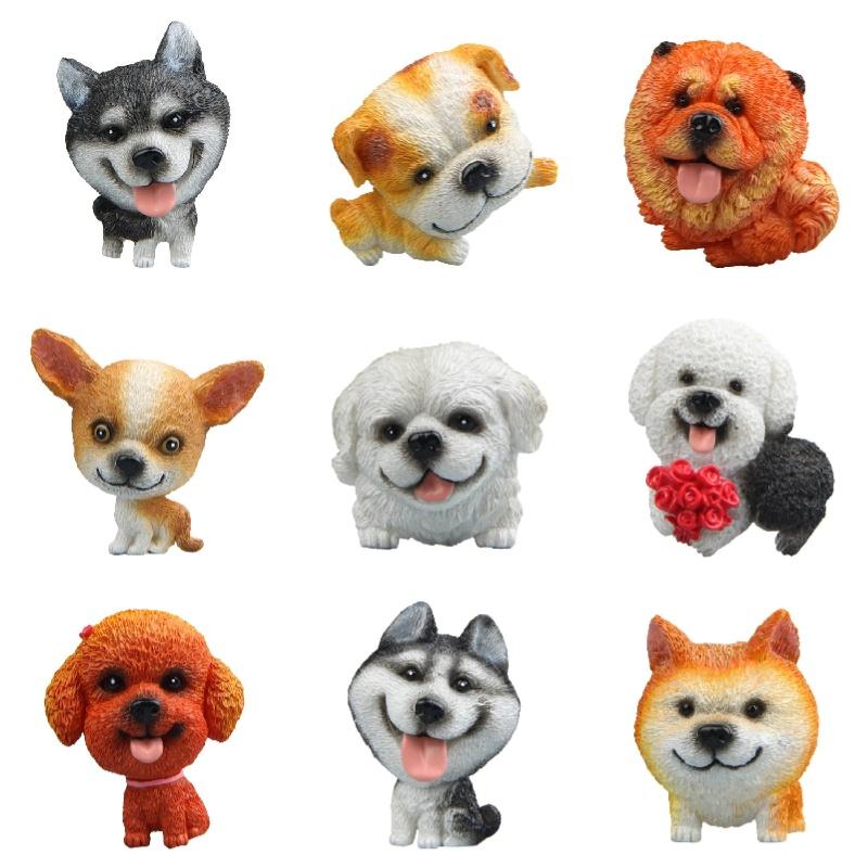 Cute And Cool Corgi Bulldog And Lion Dog Model Figures For Phone Cases And Decorations