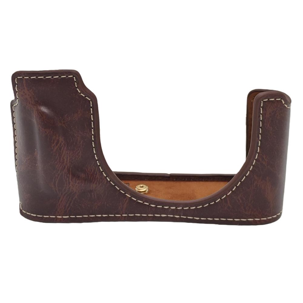 Half Body Camera Cover for Leica D-Lux 8/7/(Typ 109) PU Leather Bottom Case with Battery Access