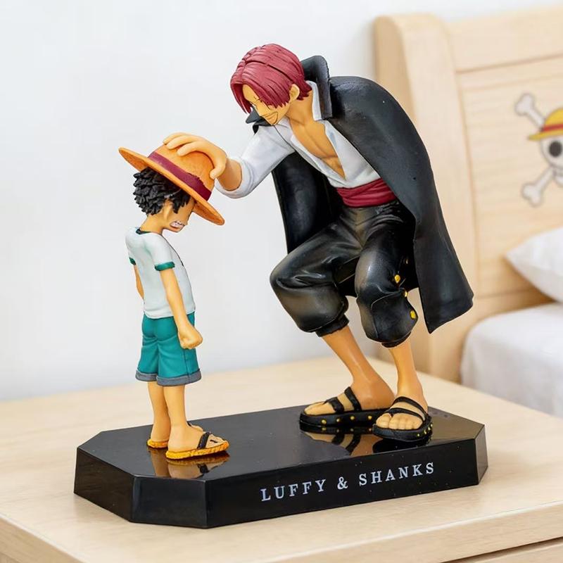 Anime Handheld One Piece Reward Memories Straw Hat Luffy Red Hair Shanks Collectibles Handmade Accessories Toys Gifts