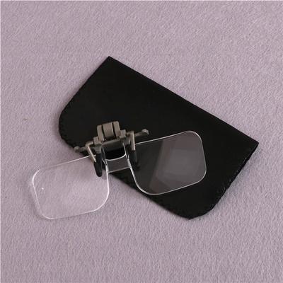 Magnifier Folding Handfree Clip Clear High-Tech Glasses Lens Jewellery Watch Repair Tool