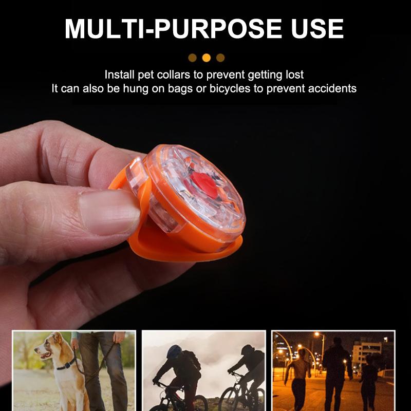 Led Pet Tracking Luminous Pendant Bright Ligh Dogs Collars Dog Wear Loss Weatherproof Led Safety Light Usb Rechargeable Safety