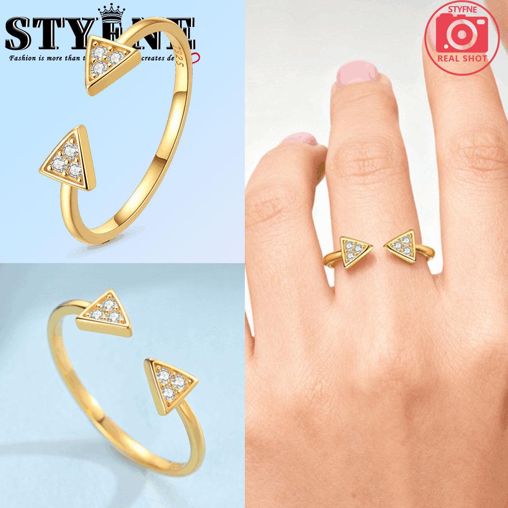 Copper Craft Golden Snake Heart White Zirconium Ring Women S Anniversary Present Engagement Rings Ideal For Women Mens Jewelry