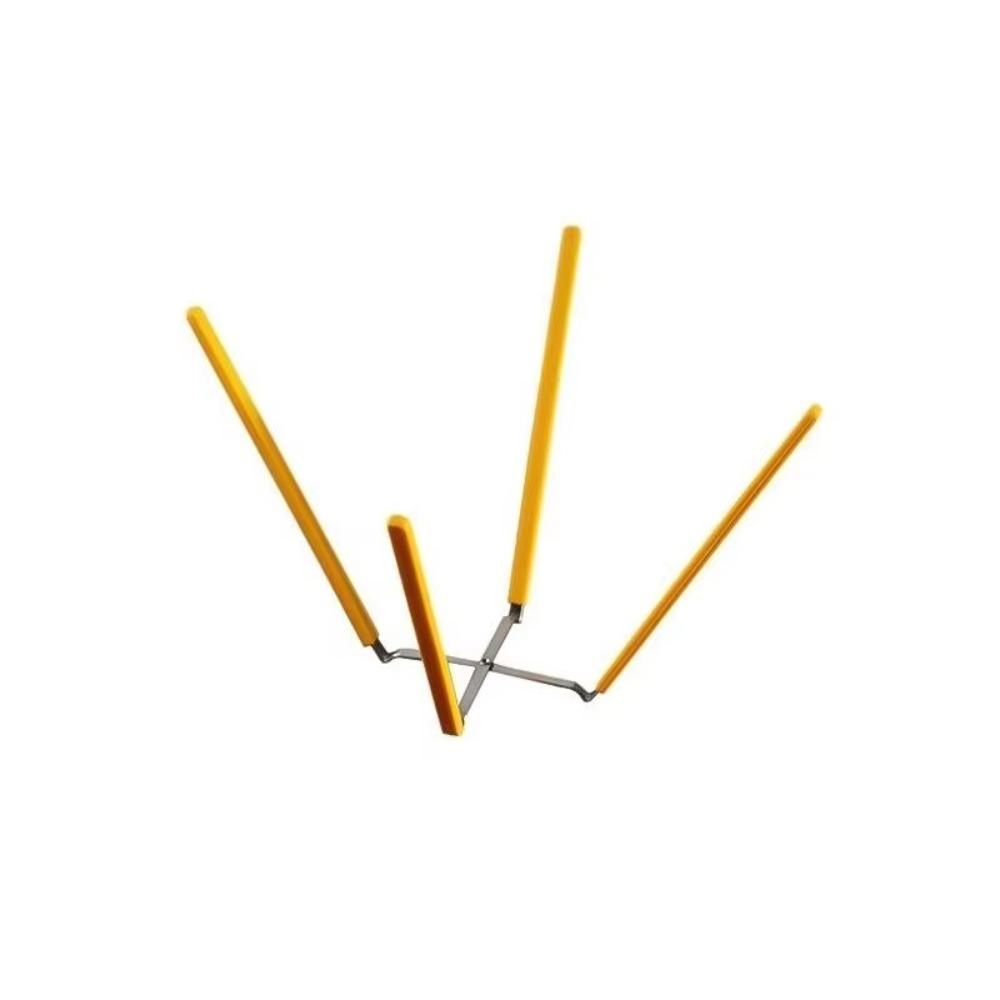 

Stainless Steel Inverted Drying Stand 4 Prong Design Collapsible Baking Tool Cake Layers