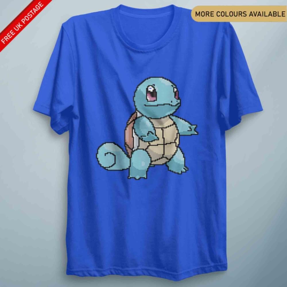 Squirtixel Anime T Shirt Adults Kids Unisexga Top Pixel Shirt Birthday Anime Gift