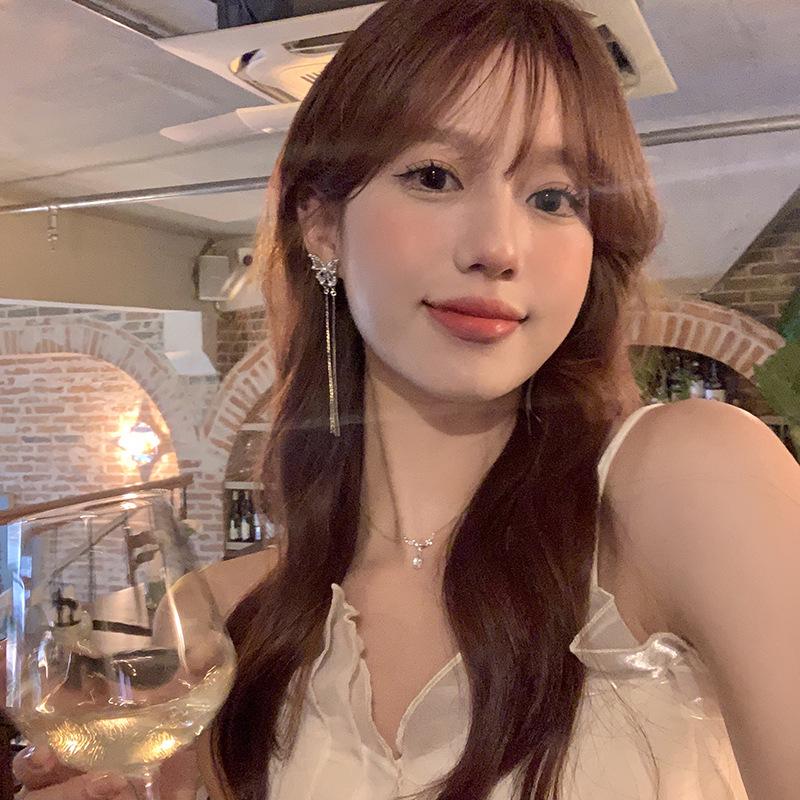 

Серьги-кисточки с феей-бабочкой: Жемчужные пусеты класса люкс для уникального стиля