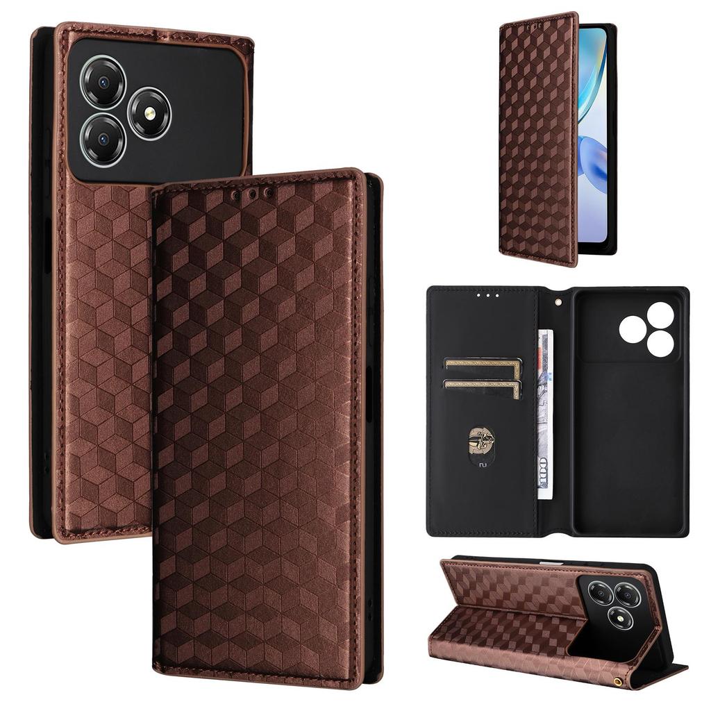 Flip Cover for ZTE Blade A36 / ZTE nubia A36 PU Leather Full-Body Protection [RFID Blocking] Phone Cases Wallet Cover