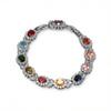 2026 Zircon Bracelet, Versatile Fashion Light Luxury Men's and Women's Gold-plated Crystal Bracelet, Jewelry Silver Jewelry.