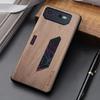 Pouzdro pro Asus ROG Phone 6 coque jednoduchý unikátní design lehký dřevěný vzor pu kožený kryt pro pouzdro Asus rog phone 6